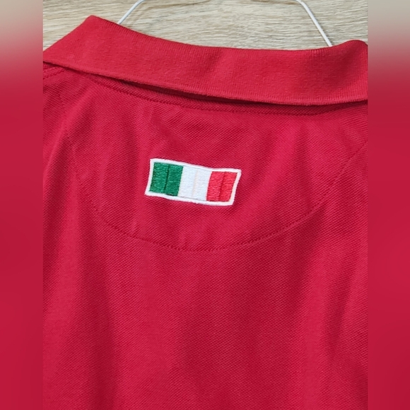 Ferrari Red Polo Shirt for Men Size Large - Picture 3 of 7